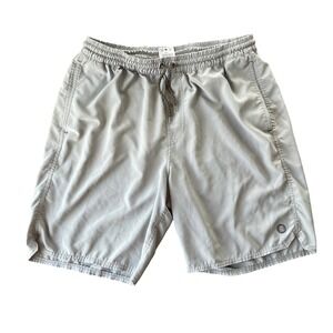 Free‎ Fly Lined Performance Shorts Mens XL Gray Athletic Quick Dry Athleisure